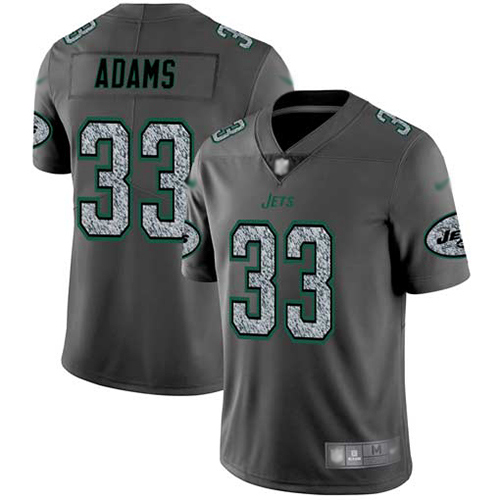 New York Jets Limited Gray Men Jamal Adams Jersey NFL Football #33 Static Fashion->women nfl jersey->Women Jersey